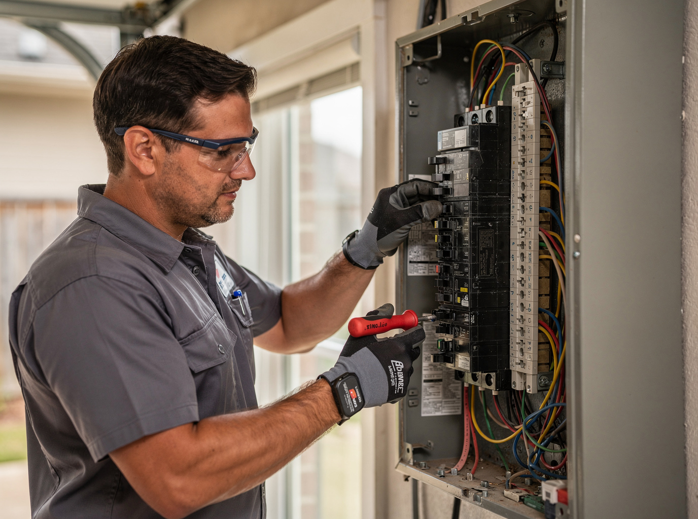 Circuit Breaker Replacement in The Woodlands Tx