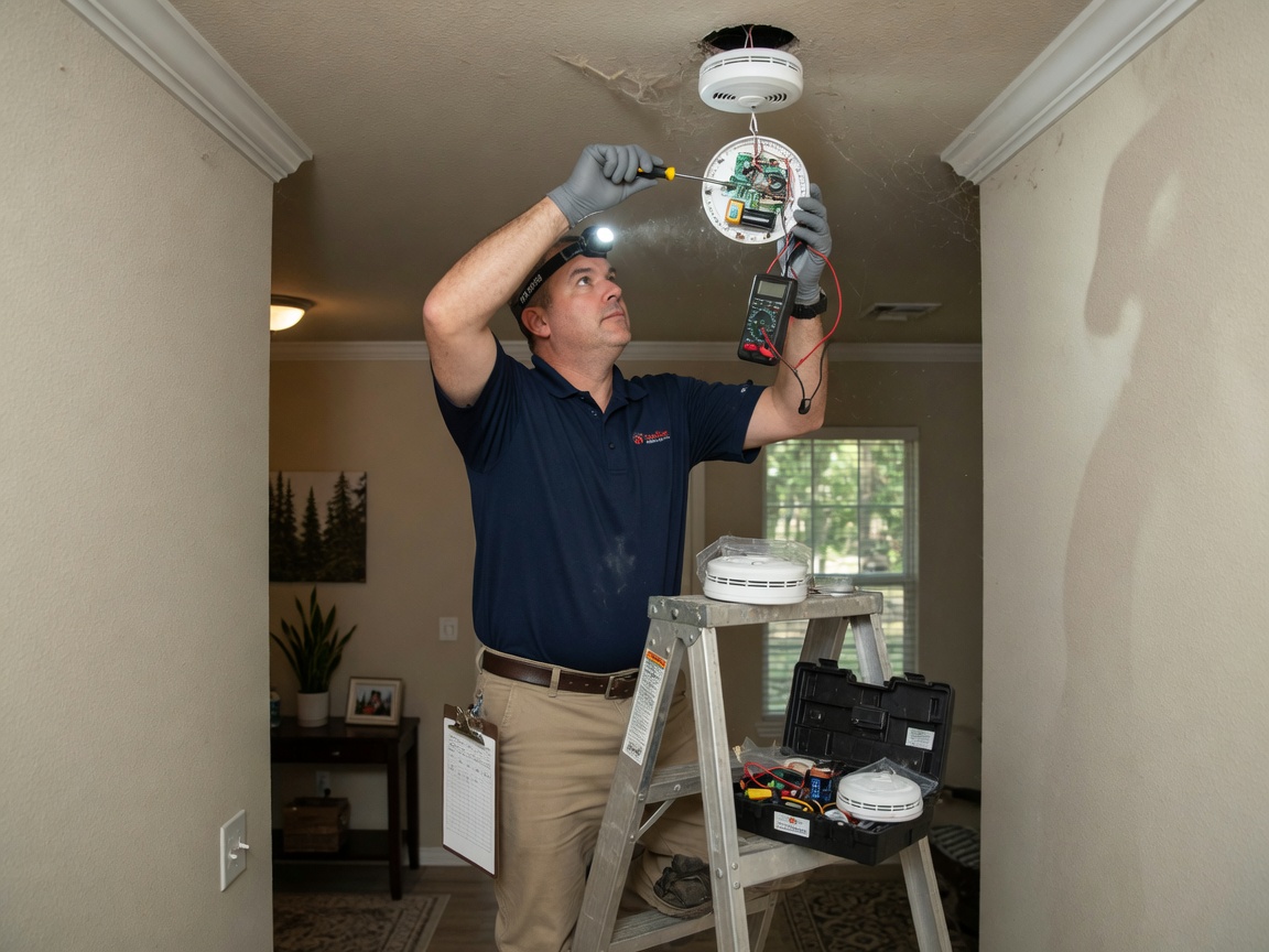 Smoke Detector Repair in The Woodlands Tx